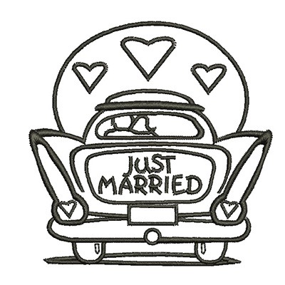 Matriz de matriz Matriz De Bordado Enfim Casados